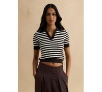LES COPAINS, Maglione In Misto Cotone A Righe Multicolor Regular Fit, Donna, Multicolor, Taglia: XS