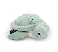 LES DÉGLINGOS Turtle Ptipotos Sauvenou la Tartaruga Mamma e Bambino Peluche Velluto a Coste, Menta, Animalier, Colore, 26,4x10x29,5, 73503
