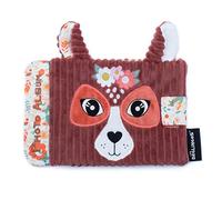 Les Déglingos - Album fotografico per bambini Melimelos la Biche -10 buste 10 x 15 cm - Ideale per presepe - Puericoltura - Imbottitura riciclata - Terracotta