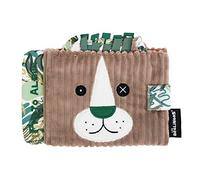 Les Déglingos - Album fotografico per bambino Jelekros il leone -10 tasche 10 x 15 cm - ideale per la scuola materna - Imbottitura riciclata - Beige