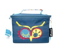 Les Déglingos - Borsa termica per bambini - Astros Le Gufo - Borsa da pranzo per bambini - Bagaglio per pasti - Tracolla - Picnic Gustare - Isolante PEVA - Blu L, blu, Borsa termica per bambini