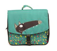 Les Déglingos Cartella Loup, Unisex-Bambini e Ragazzi, Verde, Taglia Unica