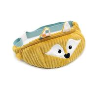 LES DÉGLINGOS Cyranos Le Volpe - Borsa a banana per bambini, in velluto a coste, 21 x 9 cm, senape, da 3 anni