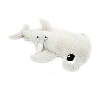 Les Déglingos Les PTIPOTOS by Peluche Maman Bebe - Douce - Regalo per nascita, motivo: chiodo lo squalo, martello, mamma e bambino, 57 cm, grigio chiaro