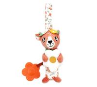 LES DEGLINGOS - PLUCHE CARILLON MELIMELOS LA BICHE - Terracotta - Giocattolo di risveglio per bambini, idea regalo - dalla nascita - 19 cm