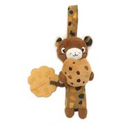 LES DEGLINGOS - PLUCHE CARILLON SPECULOS LE TIGRE - Marrone - Giocattolo di risveglio per bambini, idea regalo - dalla nascita - 19 cm