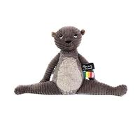 LES DÉGLINGOS Ptipotos by Peluche Namastou la loutre marrone, orsacchiotto originale, idea regalo per nascita, colore: marrone