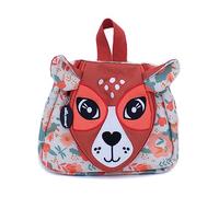 Les DéglingOS - Trousse da toilette per bambini, motivo "Mélimélos la Biche", pratica da viaggio, divertente, per ragazze e ragazzi, in poliestere riciclato