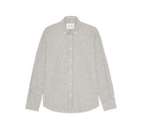 Les Deux - Konrad Stripe Cotton Linen Shirt - - Shirts - Uomo - Marrone - S