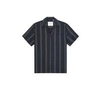 Les Deux - Lawson Stripe Short Sleeve Shirt - - Shirts - Uomo - Blu - S