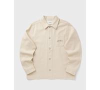 Les Deux Layton Faience Twill Overshirt men Overshirts beige in taglia:M