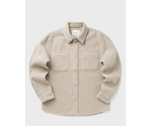 Les Deux Lennon Bouclé Overshirt men Overshirts beige in taglia:M