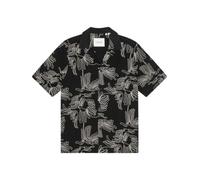 Les Deux - Liam Aoe Flower Ss Shirt - - Shirts - Uomo - Nero - S