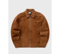 Les Deux Nyle Suede Coach Jacket men Bomber Jackets brown in taglia:M
