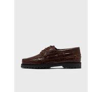 Les Deux Taylor Croco Boat Shoe men Casual Shoes brown in taglia:41