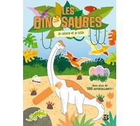 Les dinosaures : Je colorie et je colle