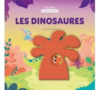 Les Dinosaures: Livre à flaps en feutrine - dès 18 mois
