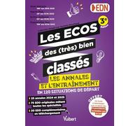 Les ECOS des (très) bien classés: Les annales 2024 + 2025 et l'entraînement en 120 situations de départ