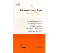 Les Effets sociaux des programmes d'ajustement structurel dans les sociétés du sud