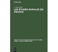 Les études rurales en France (Copertina rigida)