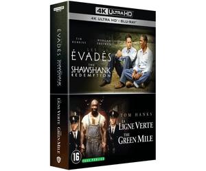 Les évadés + la ligne verte 4k ultra hd