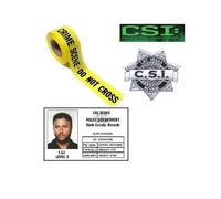 Les experts Lot Carte Ecusson 6 m Nastro Polizia CSI Las Vegas Fan Pack