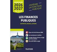 Les finances publiques: Contexte, enjeux, acteurs - Catégories A et B