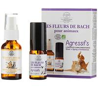 Les Fleurs de Bach pour Animaux Bio - Programme Completo - 1 Elixir + Spray d'Ambiente - Aggressivi