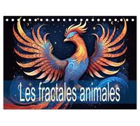 Les fractales animales (Calendrier de bureau 2026 DIN A5 vertical), CALVENDO calendrier mensuel: Un régal pour les yeux, haut en couleur et en animaux.