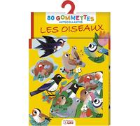 Les gommettes les oiseaux