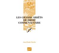 Les grands arrêts de droit communautaire by Jean-Claude Masclet (2007-11-07)