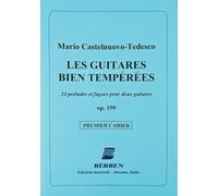 LES GUITARES BIEN TEPEREES 4 - 24 preludes et fugues pour deux guitares op. 199