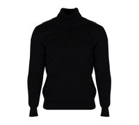 Les Hommes - Elegante Maglione in Lana - -Knitwear -Uomo -Nero -2XL