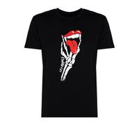 Les Hommes - T-shirt classica con scollo rotondo - - Tops - Uomo - Nero - S