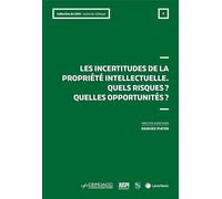 Les incertitudes de la propriété intellectuelle: Quels risques ? Quelles opportunités ?