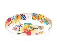 Les Jardins de la Comtesse - Piatto fondo ideale in piatto per zuppa o paste - melammina - pappagalli di Bahia - Ø 20 cm - Multicolore - Collezione di stoviglie Quasi-Infrangibile MelARTMINA