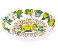 Les Jardins de la Comtesse - Piatto fondo ideale per zuppa o pasta - melamina - Capri - Ø 20 cm - Limoni gialli - Collezione di stoviglie Quasi-Infrangibile MelARTmine