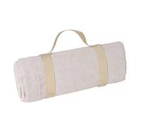 Les Jardins de la Comtesse - Telo da PIC-nic e da Esterni Beige con Lato Waterproof - 140x140cm