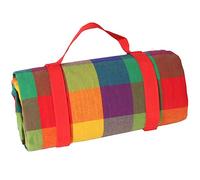 Les Jardins de la Comtesse - Tovaglia Rettangolare da Picnic XL Multicolore - Cotone e Risvolto Impermeabile in Poliestere - 140 x 280 cm - Anche per Tavolo da Giardin - Pieghevole/Portatile