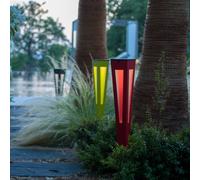 Les Jardins Fiaccola LED solare Tinka a sensore, 62 cm grigio Les Jardins