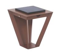 Les Jardins Lampada da parete solare a LED Metro con sensore, corten Les Jardins