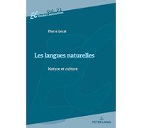 Les langues naturelles: Nature et culture
