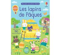 Les lapins de paques - mes petits autocollants usborne - des 3 ans