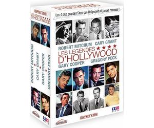 Les légendes d'hollywood : robert mitchum ; cary grant ; gary cooper ; gregory peck