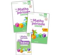 Les maths par période CE1: Pack 3 volumes : Mon fichier 1 & 2 + Mon mémo
