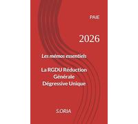 Les mémos essentiels - Paie 2026: La réduction Générale Dégressive Unique (RGDU)