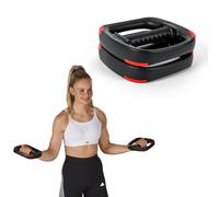 Les Mills™ Pesi ergonomici a doppio scopo da 1 kg, per allenamento a casa, piastre per pesi da allenamento, pesi per mani per allenamenti totali del corpo