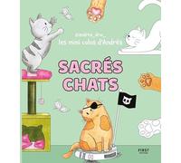 Les Mini Colos d'Andréa - Sacrés chats: coloriage - cosy - andrea_drw_ - chats rigolos - détente - loisirs créatifs