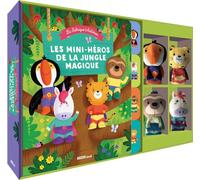 Les mini-héros de la jungle magique: Avec quatre marionnettes à doigts