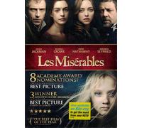 Les Misérables (DVD) Hugh Jackman Russell Crowe Anne Hathaway Amanda Seyfried